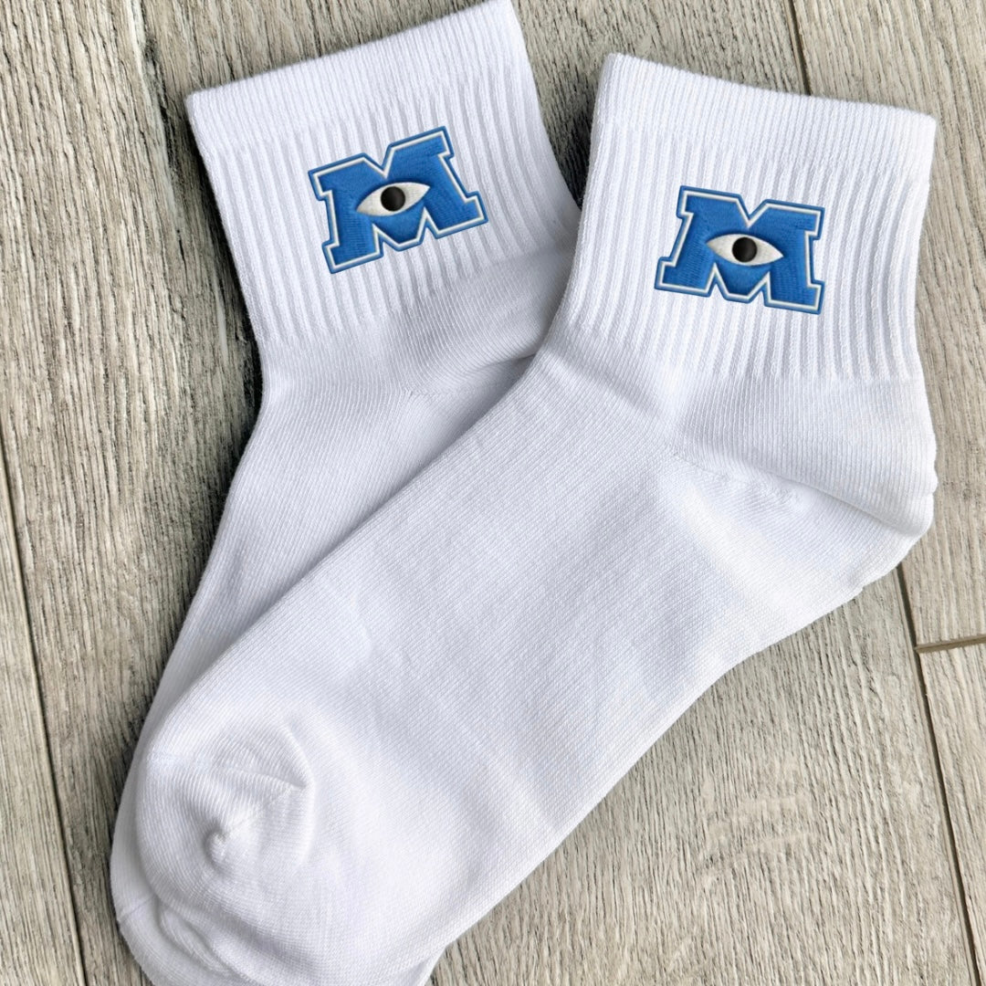 Embroidered MI socks