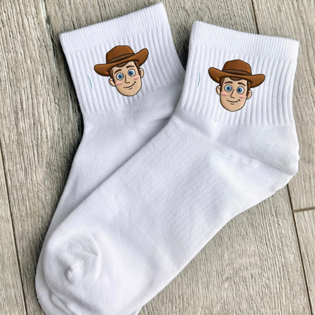 Embroidered Woody socks