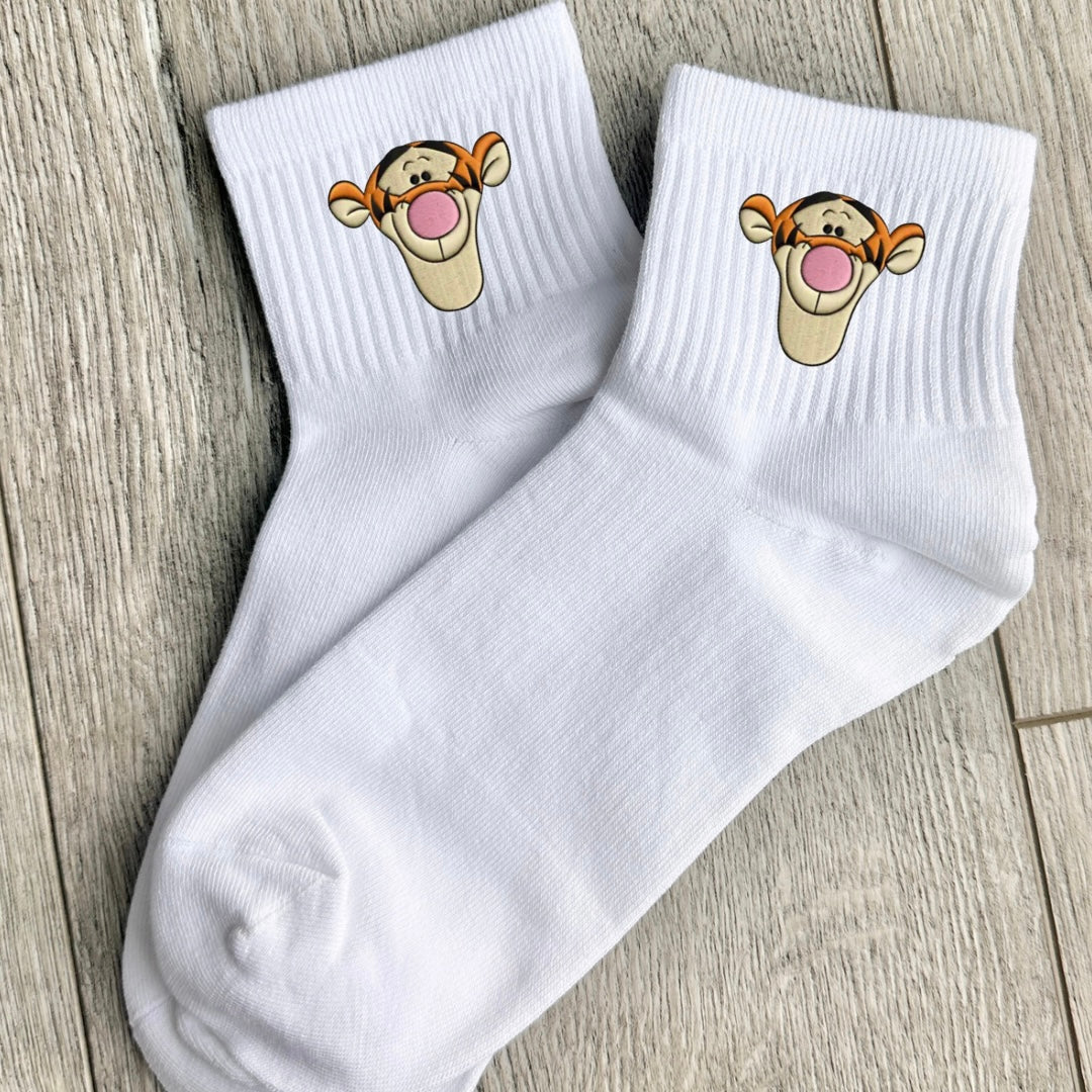 Embroidered Tigger socks