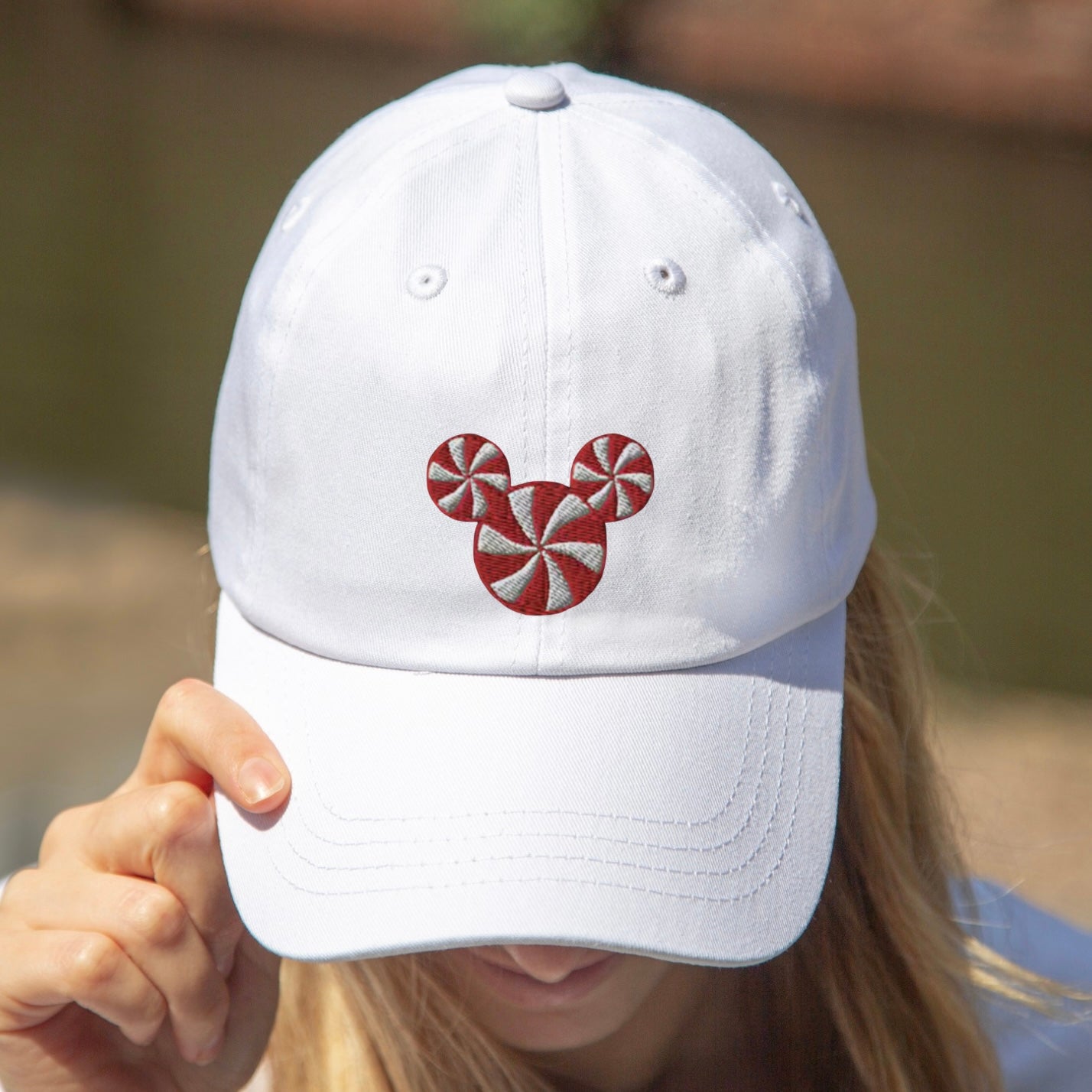 Peppermint Mickey Hat