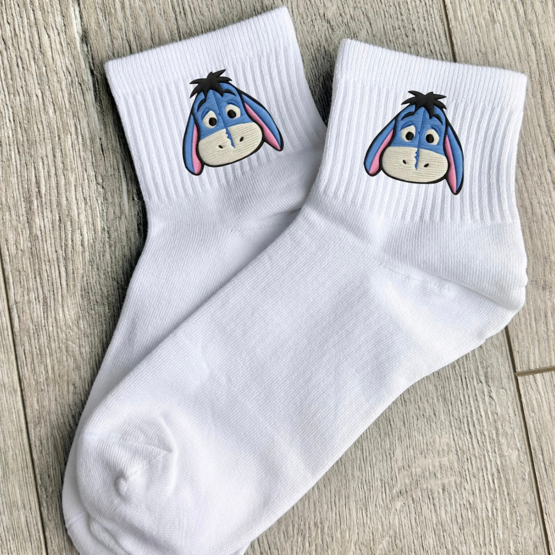 Embroidered Eeyore socks