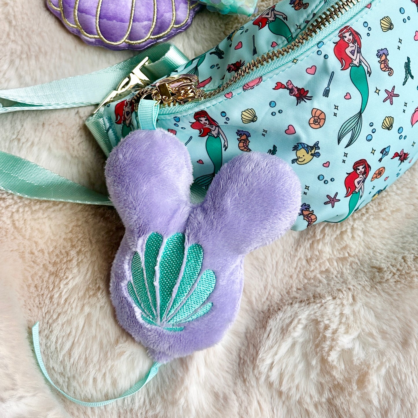 Shell Mouse Balloon bag charm