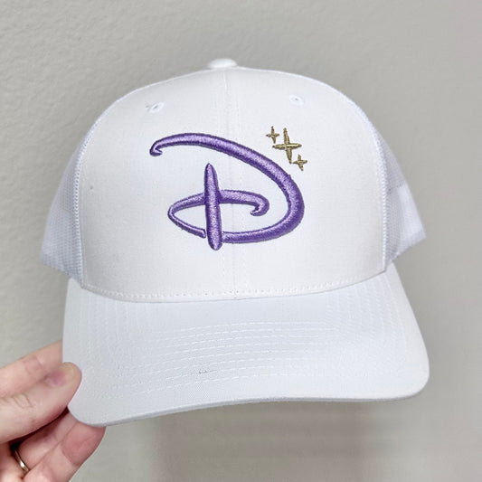 DL or DW “D” hat (purple)