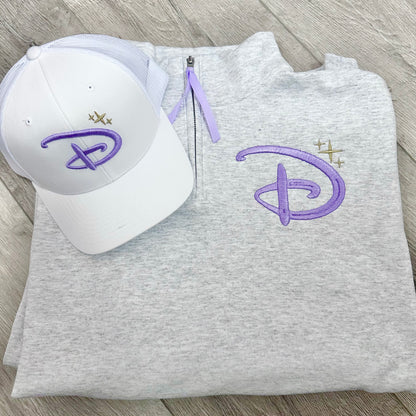 Disneyland or Disneyworld “D” SET (purple)