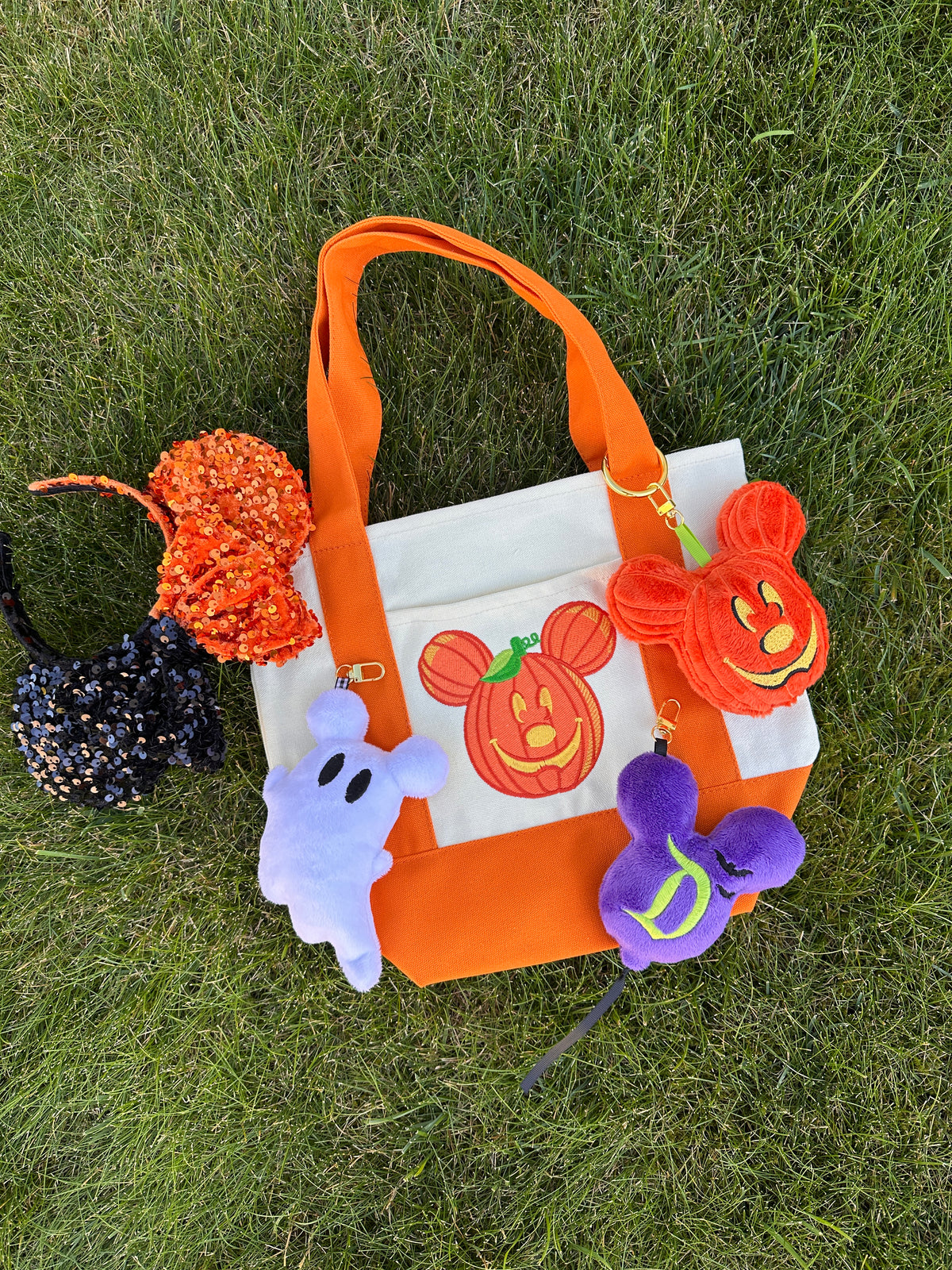 Pumpkin Mouse Bag Charm