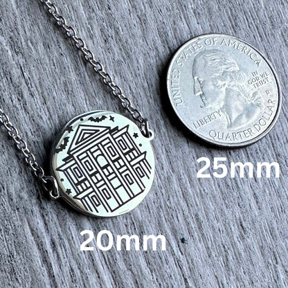 Castle Snow globe Necklace