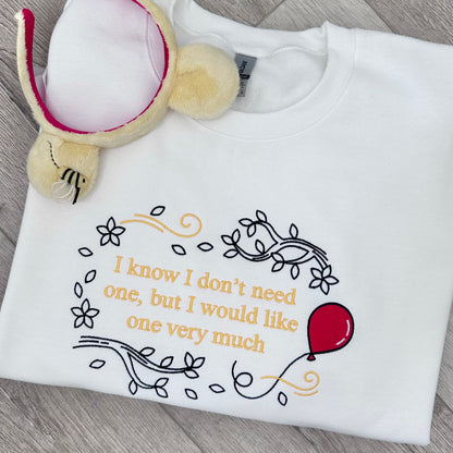 I know I don’t need one