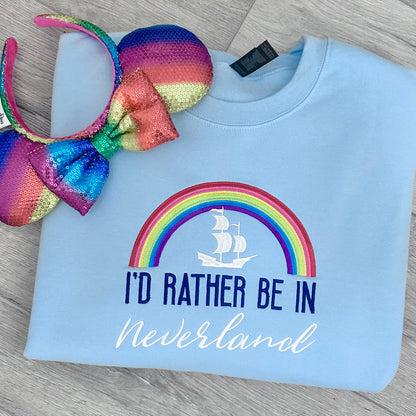 I’d rather be in Neverland