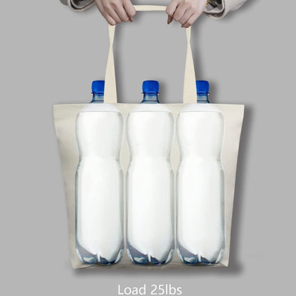 Embroidered canvas tote