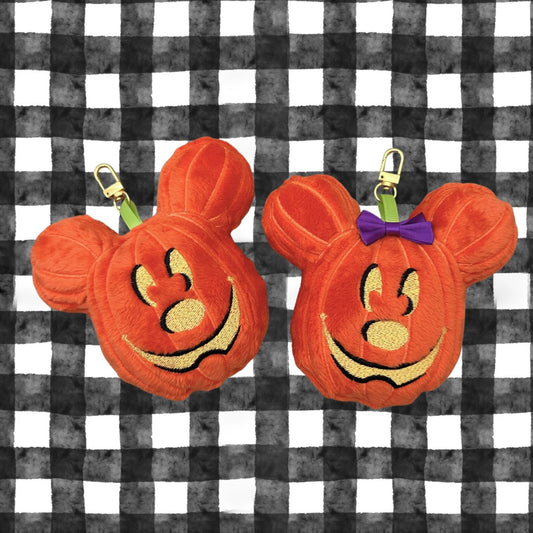 Pumpkin Mouse Bag Charm