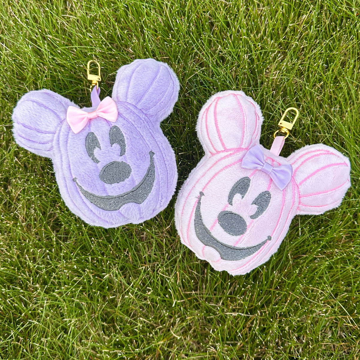 Pastel Pumpkin Mouse Bag Charm