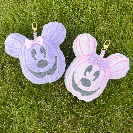 Pastel Pumpkin Mouse Bag Charm