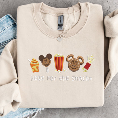 Here for the snacks