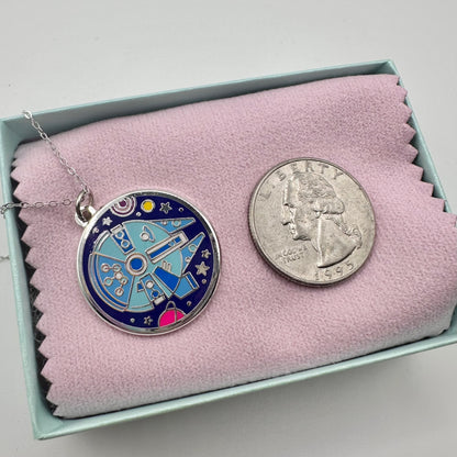 Mickey and Minnie gingerbread necklace