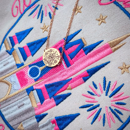 Disney World  Castle Necklace