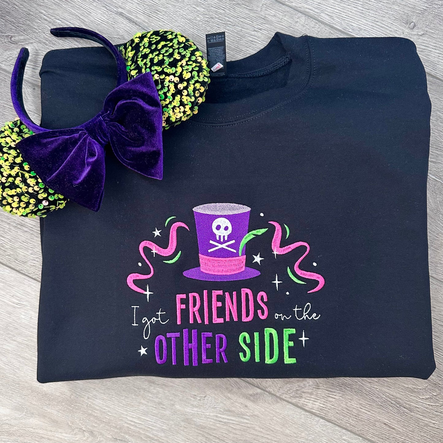 I got friends on the other side