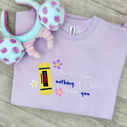 I wouldn’t have nothing