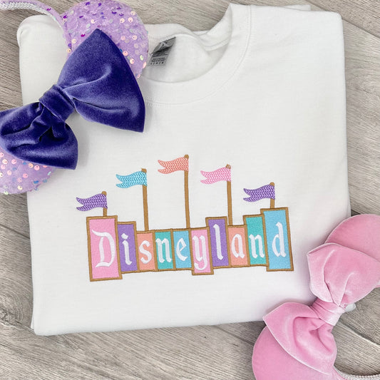 Disneyland Sign Pastels