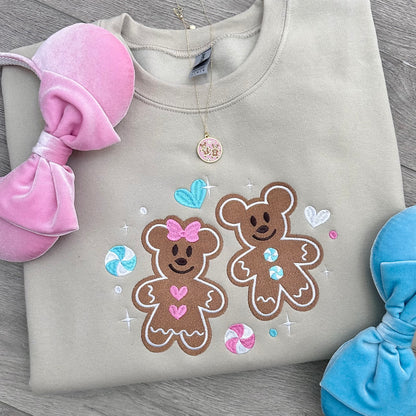 Mickey and Minnie Gingerbread