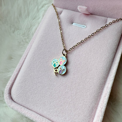 Mouse Balloon charm necklace