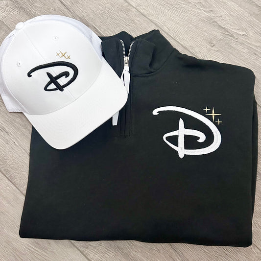 Disneyland or Disneyworld “D” SET (white)