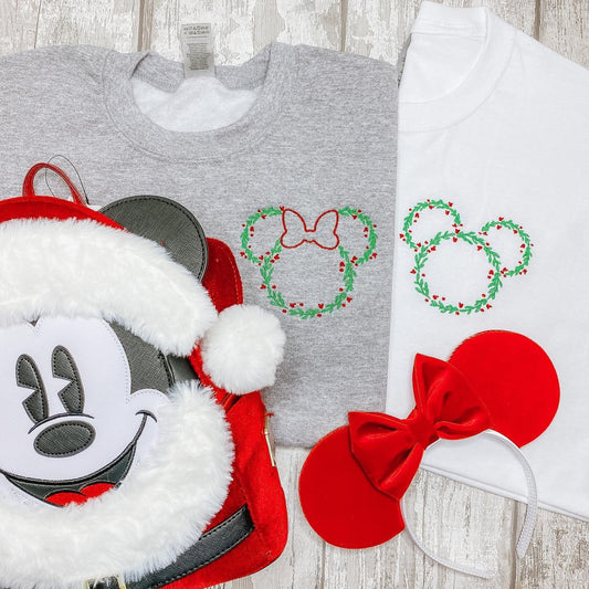 Mickey or Minnie wreath