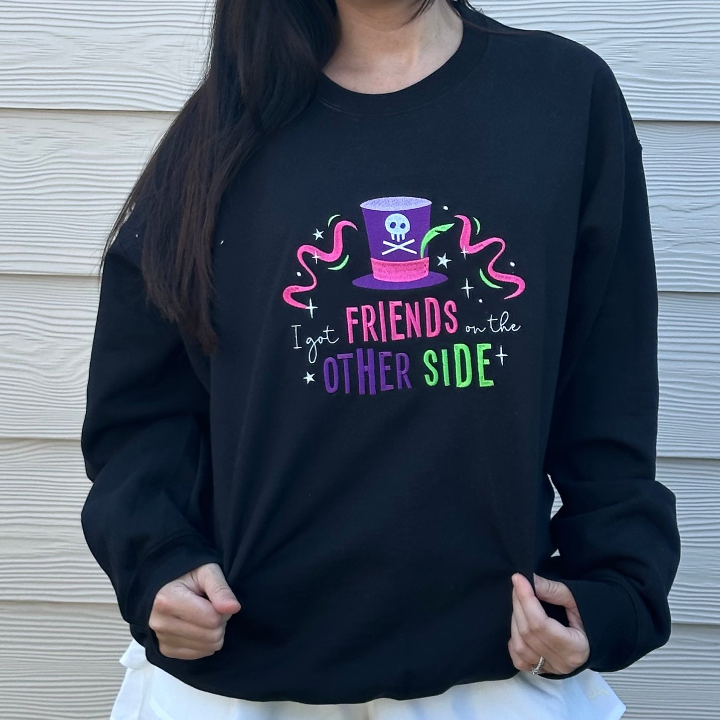 I got friends on the other side