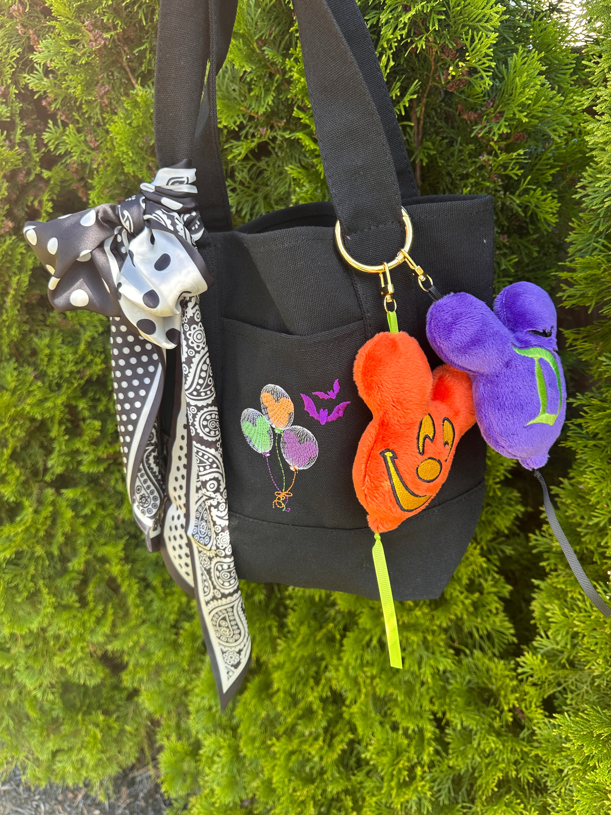Halloween Mouse Balloon Bag charm