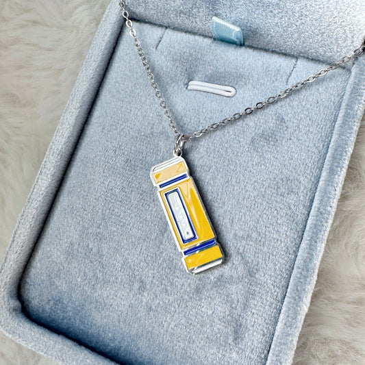 Scream can charm necklace