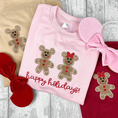 Happy holidays gingerbread