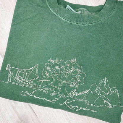 Animal Kingdom Line Art Design