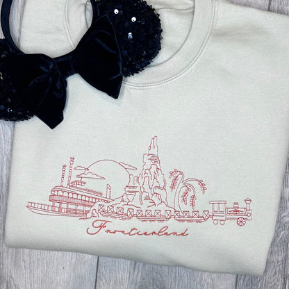 Frontierland embroidery design