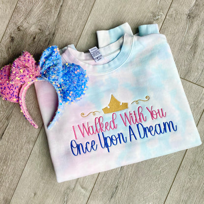 I walked with you tie dye