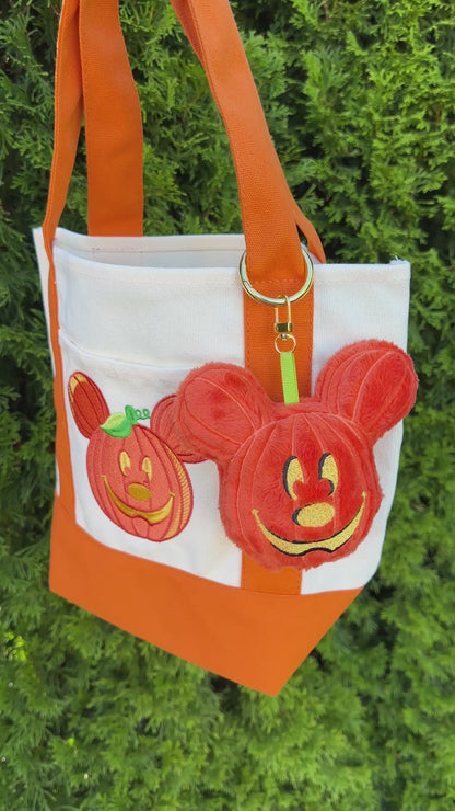 Pumpkin Mouse Bag Charm